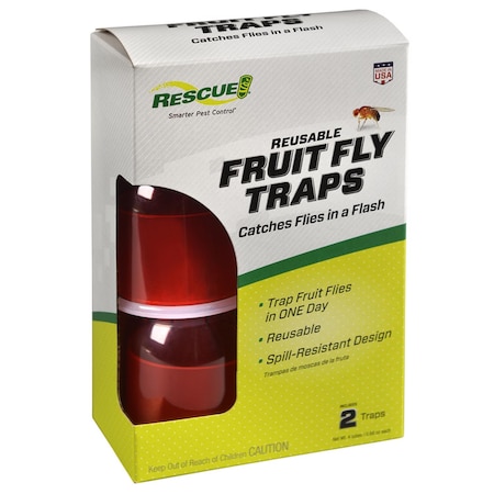 Rescue Fruit Fly Trap 0.68 oz FFTR2-BB4